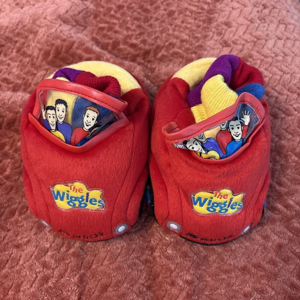 Wiggles 2005 Big Red Car Toddler Shoe House Slippers -Size 7-8c
